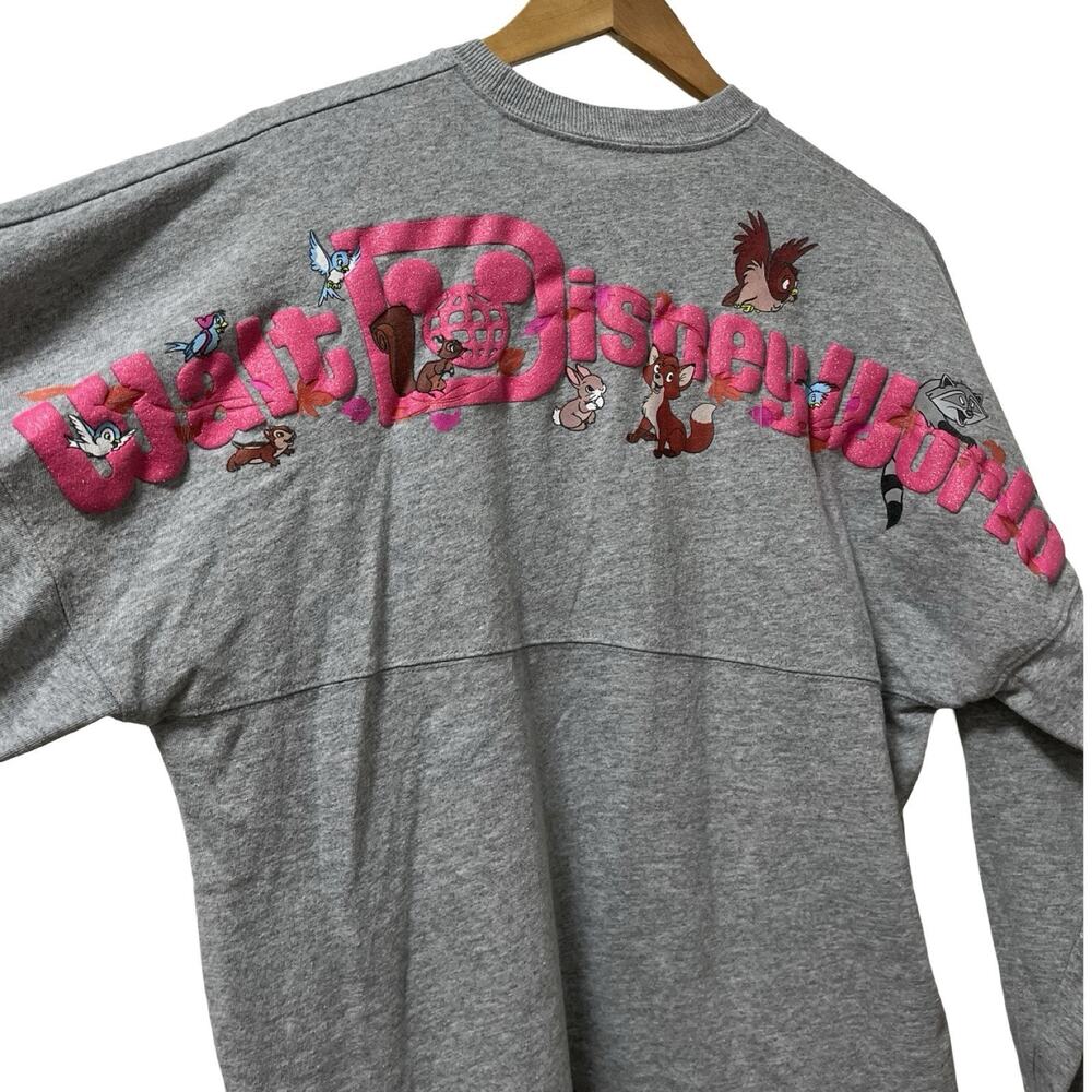 Walt Disney World Critters Woodland Friends Birds‎ Spirit Jersey Size XS Gray - Picture 2 of 6